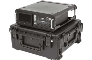 Image of SKB Cases Seres Case Wth Removeable 3U Injecton Molded 20in Rack Cage, Tsa Lockng Latches, Wheels, 3I-2424M103U