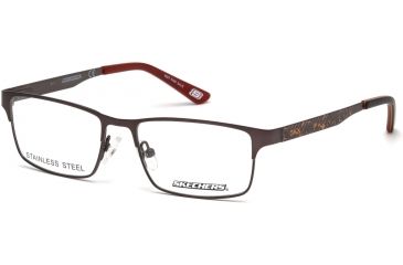 Image of Skechers SE1149 Eyeglass Frames - Matte Gunmetal Frame Color, Matte Gunmetal Lens Color
