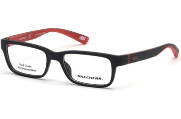 Image of Skechers SE1157 Eyeglass Frames - Matte Black Frame Color