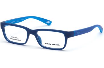 Image of Skechers SE1157 Eyeglass Frames - Matte Blue Frame Color