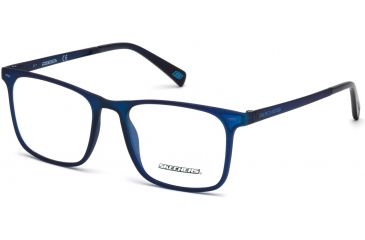 Image of Skechers SE3216 Eyeglass Frames - Matte Blue Frame Color