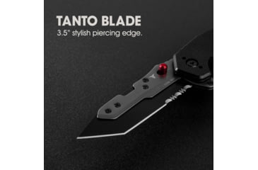 Image of SKEETER HAWK Replaceable Blades Fast Flip Knife, Black, TRU-FMK-1003