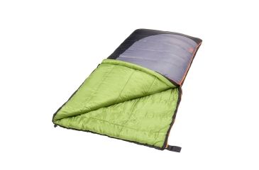 Image of Slumberjack Forest 0 Reg RH Sleeping Bag, 80 x 34 in, Black/Gray 51720518RR