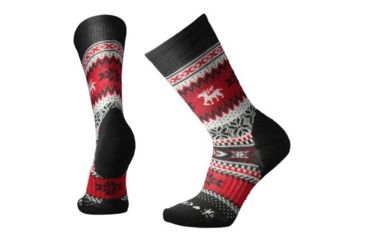 Image of Smartwool CHUP Reindeer Crew Sock - Men's, Black, Large SW0SB900001-L