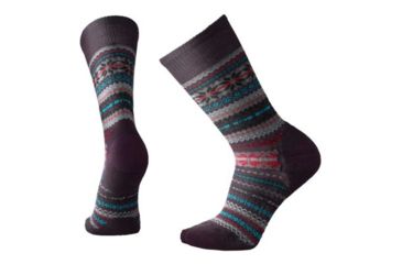 Image of Smartwool CHUP Reindeer Crew Sock - Men's, Bordeaux Heather, Large SW0SB902587-L