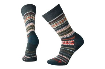 Image of Smartwool CHUP Reindeer Crew Sock - Men's, Lochness Heather, Large SW0SB902961-L