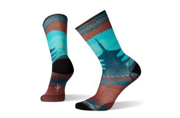 Image of Smartwool Curated Pagoda Point Crew - Mens, Multi Color, Large, SW003978150-L