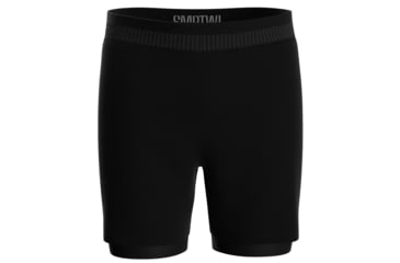 Image of Smartwool Intraknit Active Lined Short - Mens, Black, Extra Large, SW0169460011-001 BLACK-XL