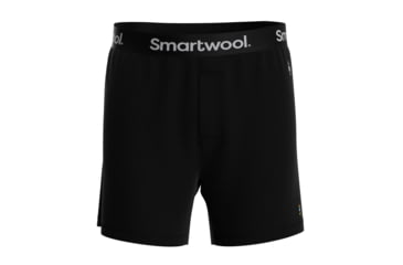 Image of Smartwool Merino Boxer Boxed - Mens, Black, Extra Large, SW0170070011-001 BLACK-XL