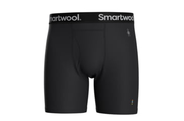Image of Smartwool Merino Boxer Brief Boxed - Mens, Black, Small, SW0169980011-001 BLACK-S