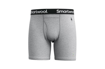 Image of Smartwool Merino Boxer Brief Boxed - Mens, Light Gray Heather, 2XL, SW0169985451XXL000