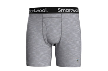 Image of Smartwool Merino Boxer Brief Boxed - Mens, Light Gray Heather, Extra Large, SW0169985451-XL