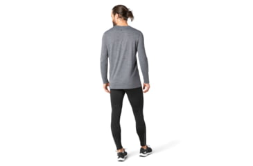Image of Smartwool Merino Sport 150 Alpine Bear Long Sleeve Graphic Tee - Mens, Medium Gray Heather, Small, SW016294084-S