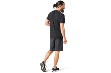 Image of Smartwool Merino Sport 150 Hidden Pocket Tee - Mens, Black, Small, SW000371001