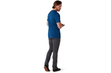 Image of Smartwool Merino Sport 150 Motor Bear Tee - Mens, Alpine Blue, Large, SW000366B25-L