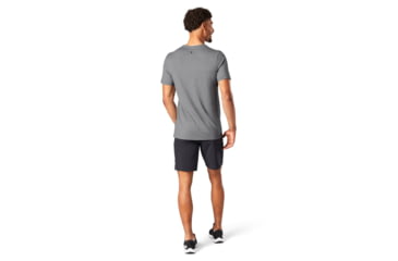 Image of Smartwool Merino Sport 150 Rocky Range Graphic Tee - Mens, Light Gray Heather, Large, SW000796545L