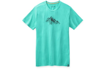 Image of Smartwool Merino Sport 150 Rocky Range T-Shirt - Mens, Iceberg Blue, 2XL, SW000796F62-IB-XX-Large