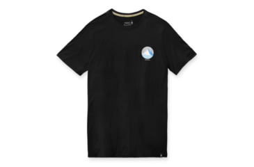 Image of Smartwool Merino Sport 150 Two Peaks Graphic Tee - Mens, Black, Medium, SW000793001M