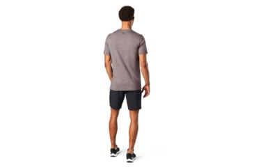 Image of Smartwool Merino Sport 150 Two Peaks Graphic Tee - Mens, Sparrow Heather, Large, SW000793F98L