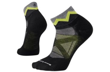Image of Smartwool PhD Pro Approach Light Elite Mini Sock - Men's, Black, Medium SW001015001-M