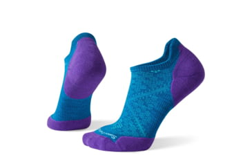 Image of Smartwool PhD Run Light Elite Micro Socks - Womens, Ocean Abyss, Medium, SW0SW210E21-M