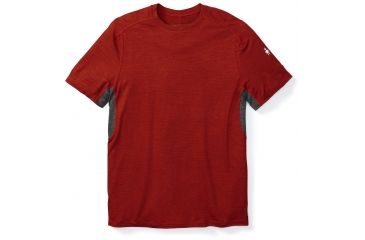 Image of Smartwool PhD Ultra Light Short Sleeve Shirt Mens, Clay, S, SW016096141-S