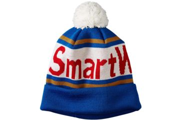 Image of Smartwool Retro logo Beanie - Mens -Bright Blue