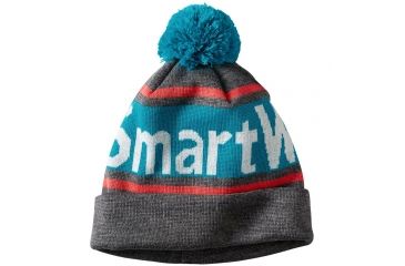 Image of Smartwool Retro logo Beanie - Mens -Medium Gray Heather