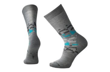 Image of Smartwool Russel Crew Sock - Men's, Medium Gray Heather, Medium SW003811084-M