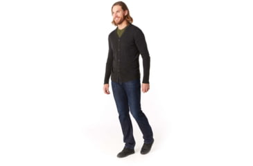 Image of Smartwool Sparwood Cardigan Sweater - Mens, Charcoal Heather, Large, SW019052010L