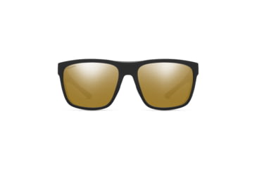 Image of Smith Barra Sunglasses, Matte Black Frame, ChromaPop Polarized Bronze Mirror Lens, 20126800360QE