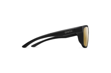 Image of Smith Barra Sunglasses, Matte Black Frame, ChromaPop Polarized Bronze Mirror Lens, 20126800360QE