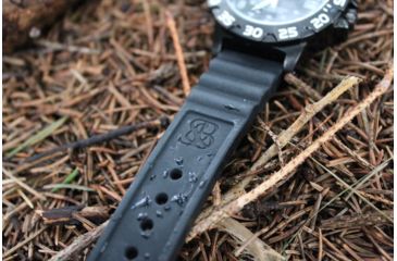 Image of Smith&amp;Bradley Ltd. Sans-13 PVD Black-Coated 42mm Watch, Black Face/Black Rubber Band Sans-black-RBS