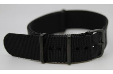 Image of Smith&amp;Bradley Ltd. Sans-13 Stainless Steel 42mm Watch, Black-Silver Face/Black NATO Band Sans-stainless-BNATO
