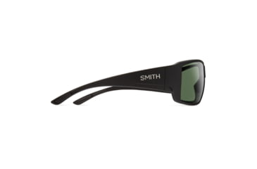 Image of Smith Optics Guides Choice Sunglasses, ChromaPop Polarized Gray Green Lens, Matte Black Frame, 20494700362L7