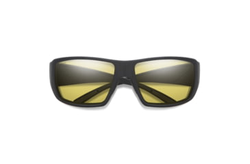 Image of Smith Optics Guides Choice Sunglasses, Matte Black Frame, Polarized Low Light Yellow Lens, 20494700362L5