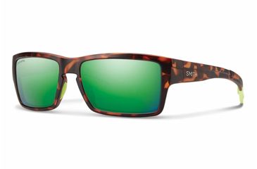 Image of Smith Optics Outlier Single Vision Prescription Sunglasses, Matte Tortoise Neon Frame, OUCMGMMTNSV