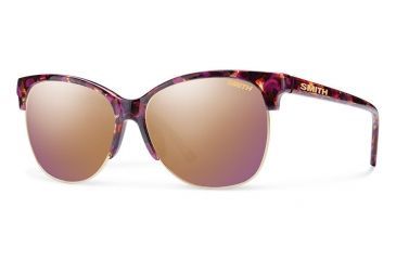 Image of Smith Optics Rebel Progressive Prescription Sunglasses, Flecked Mulberry Tortoise Frame, BLPCRGMFMTPR