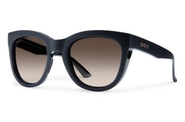 Image of Smith Optics Sidney Single Vision Prescription Sunglasses, Matte Black Frame, Polarized, SIPPBRGMBSV