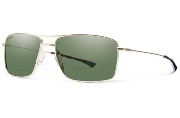Image of Smith Optics Turner Bifocal Prescription Sunglasses, Matte Gold Frame, Polarized, TUCPGNMGDBI