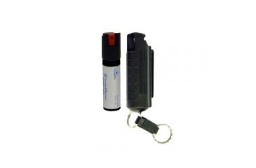 Image of Smith &amp; Wesson 3/4oz w/ Plastic Case &amp; Quick Release Clip, Silver/Black SWP-1453