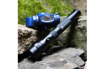 Image of Smith &amp; Wesson Explorer LED Headlamp/Flashlight ComboPack, Black body/White and Red LEDs, n/a SW8880CBO