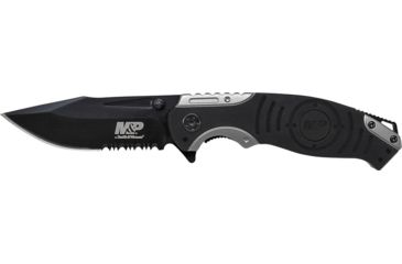 Image of Smith &amp; Wesson M&amp;P Full Tang Fixed Blade Knife, Silver, Medium SWMP13GS