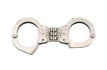 Image of Smith &amp; Wesson S&amp;W Model 1 Hinged Nickel Handcuff 350133