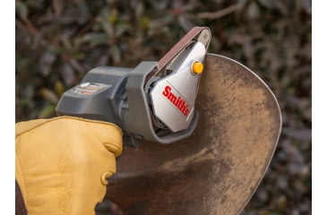 Image of Smiths Cordless Knife/Tool Sharpener, Coarse Ceramic, Fine, Gray/Yellow, Medium, 50969