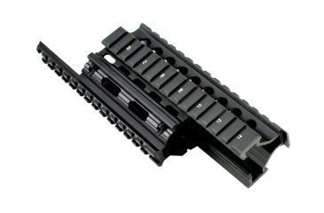 Image of Sniper 14 Slot Duct Cover Mount, Black, Fits AK47/AK74 MTQRA