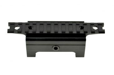 Image of Sniper Extended Riser Mount With Side Rail, Black MCLDR