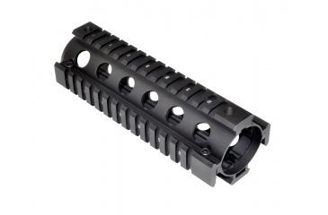 Image of Sniper Two Piece Quad Handguard Rail Mount, Black MQRSL