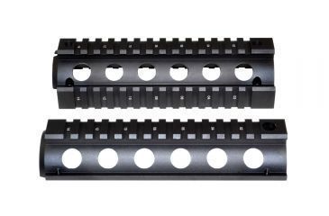 Image of Sniper Two Piece Quad Handguard Rail Mount, Black MQRSL