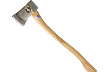 Image of Snow &amp; Nealley Our Best Single Bit 3.5 lb Axe with American Hickory Handle, 29in Overall, 7 1/2in Carbon Steel Axe Head With 4 1/4in Cutting Edge, American Hickory Handle, Leather Blade Guard, 026S